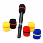 WON Microphone Foam Cover Windshield – Colorful Mic Sponge Cap for Clear Sound Recording (Pack of 5)